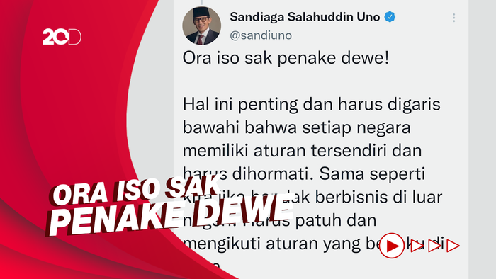 Sandiaga Uno Dukung Kominfo Blokir PayPal-Steam