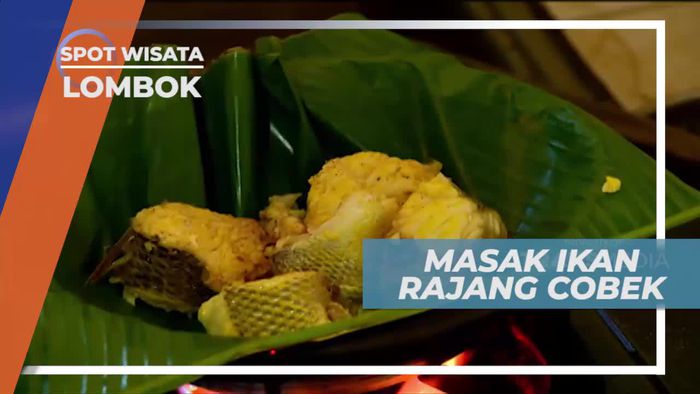 Memasak Ikan Rajang Cobek di Lombok Nusa Tenggara Barat