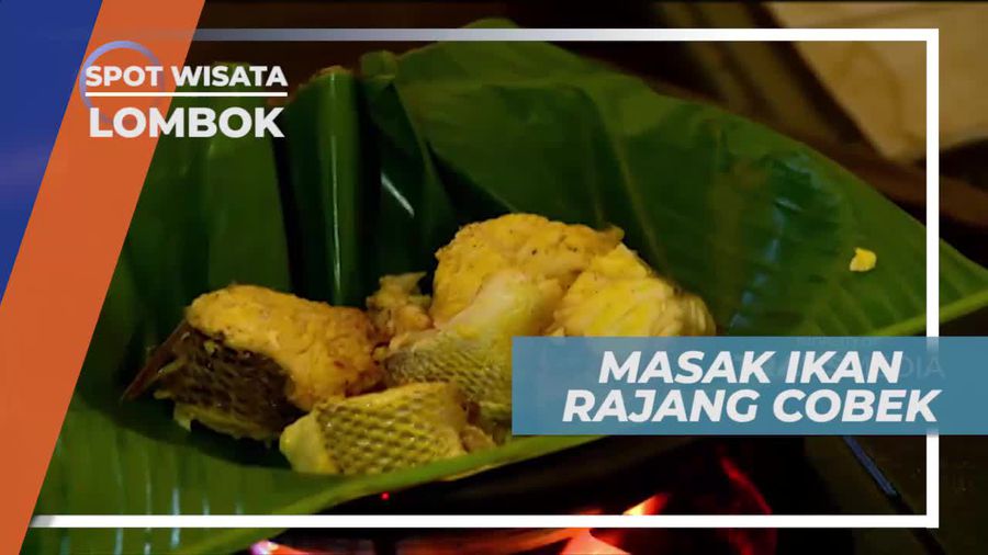 Memasak Ikan Rajang Cobek di Lombok Nusa Tenggara Barat