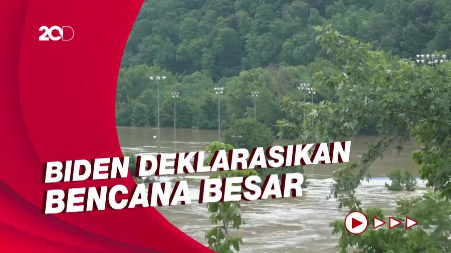 Korban Tewas Banjir di Kentucky Jadi 16 Orang