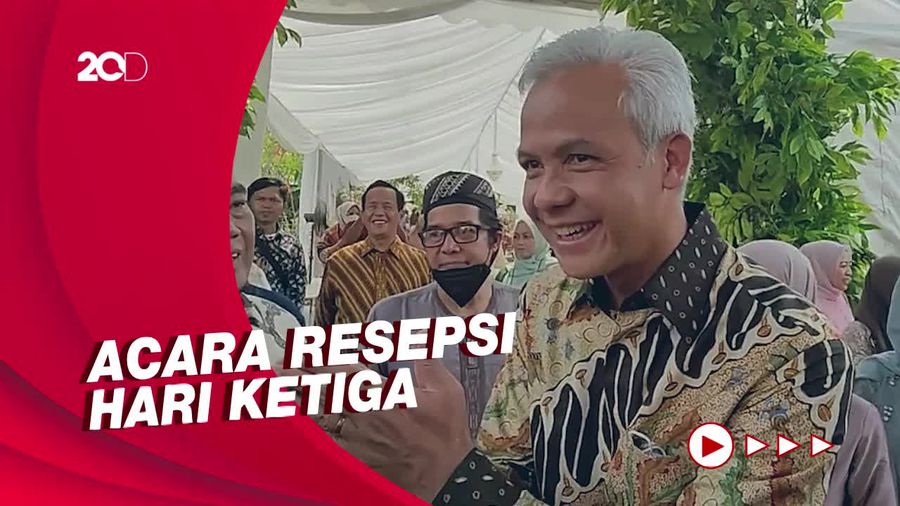 Hadiri Resepsi Anak Anies, Ganjar Pranowo: Serasi Banget Mutiara-Ali