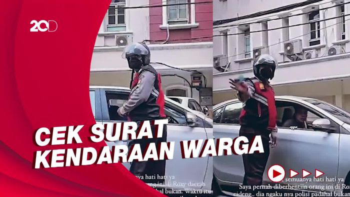 Video Viral Pria Dinarasikan Polisi Gadungan di Jakpus