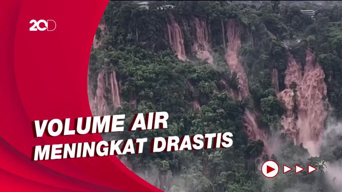Viral Air Terjun di Myanmar Luber & Picu Banjir