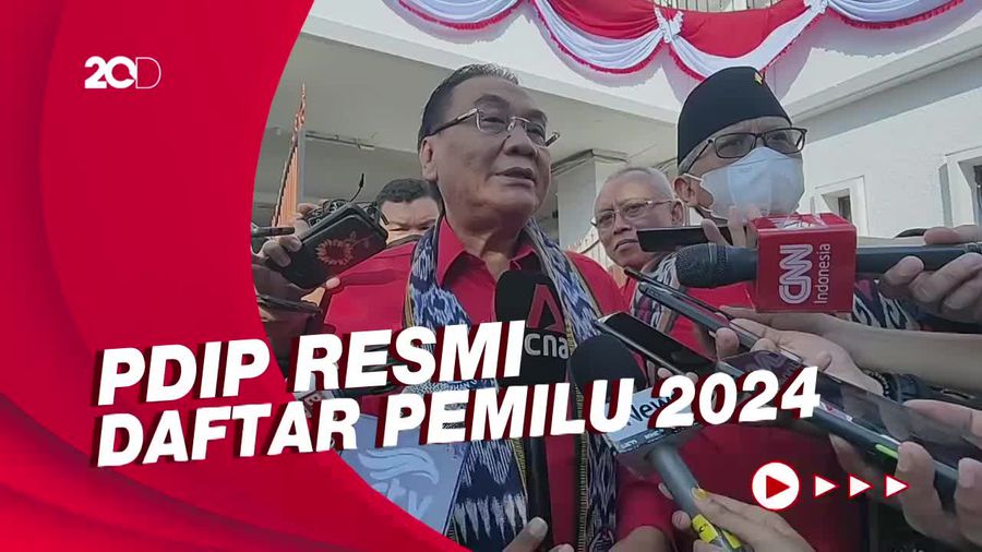 Resmi Daftar Pemilu 2024, PDIP Dituntut Megawati Menang Hattrick