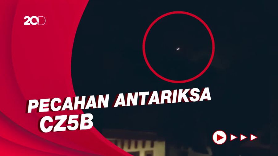 Heboh Benda Asing di Langit Lampung Ternyata Puing Antariksa China