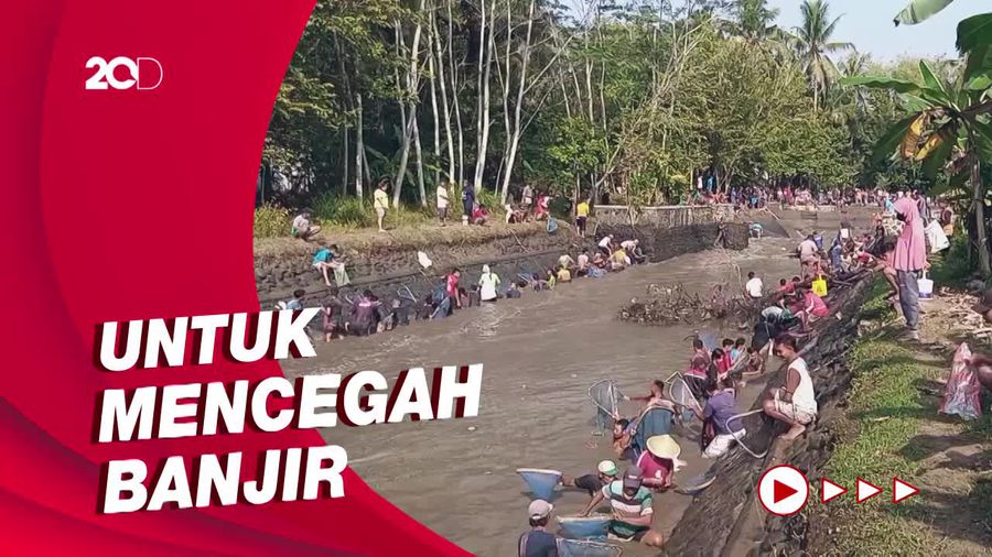 Melihat Tradisi Bersih Sungai yang Digelar Ribuan Warga Purworejo