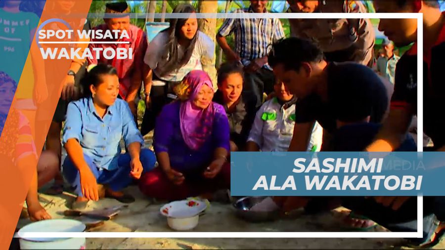 Parangi, Membuat Kuliner Tradisional Khas, Shasimi Ala Wakatobi