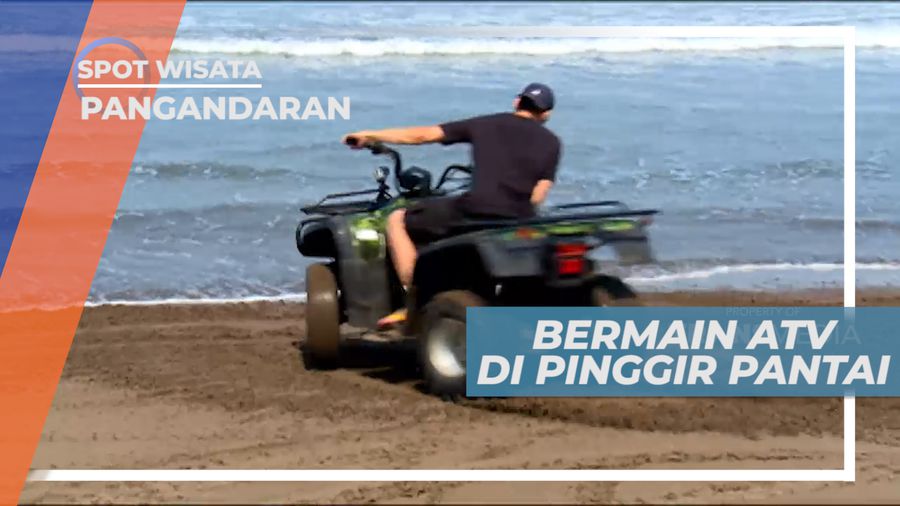Seru-Seruan Habiskan Waktu Bermain Atv di Tepi Pantai Pangandaran