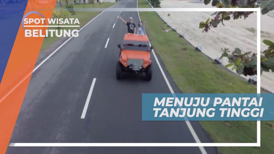 Menikmati Udara Sejuk dan Segar di Pantai Tanjung Tinggi, Belitung