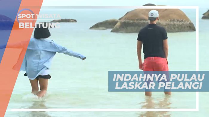 Pantai Indah dengan Pasir Putih dan Air yang Jernih, Belitung