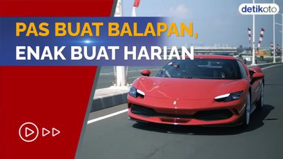 Keliling Jakarta Tanpa Suara dengan Ferrari 296 GTB