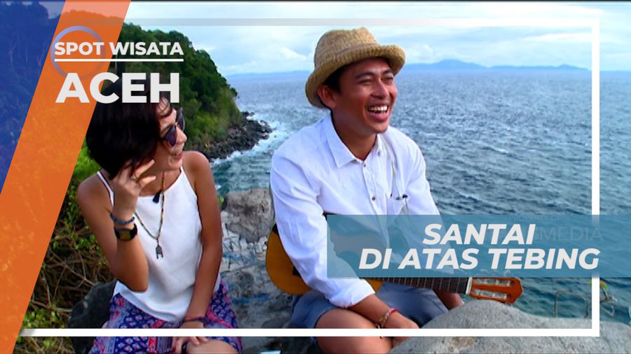 Menikmati Romantisme Sinar Senja dari Tebing, Aceh