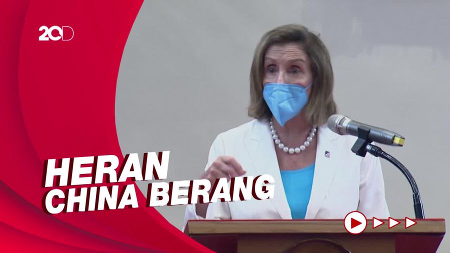 Respons Amarah China, Pelosi: Kami Berkomitmen untuk Keamanan Taiwan