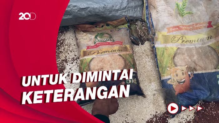 Tinjau Lokasi Beras Bansos Dikubur, Polisi Periksa Sejumlah Orang