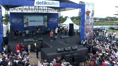 Armada Bikin Galau Warga Makassar di Acara Launching detiksulsel