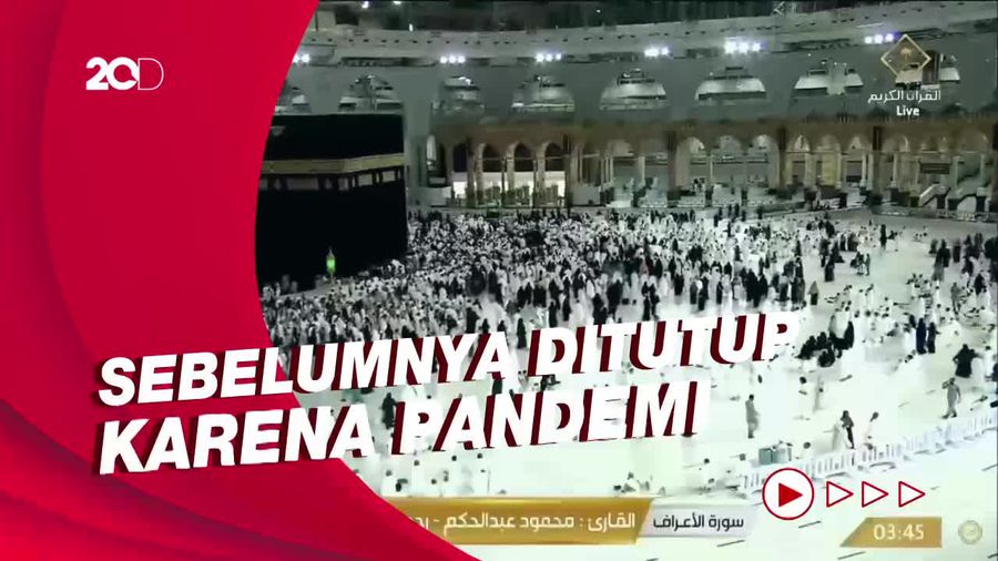 Alhamdulillah, Jemaah Bisa Sentuh Kabah Lagi Setelah Pembatas Dibuka