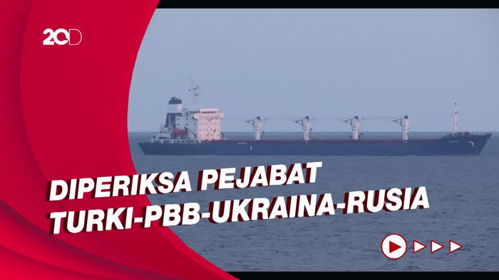 Tiba di Istanbul, Kapal Kargo Pertama dari Ukraina Langsung Diperiksa Bersama