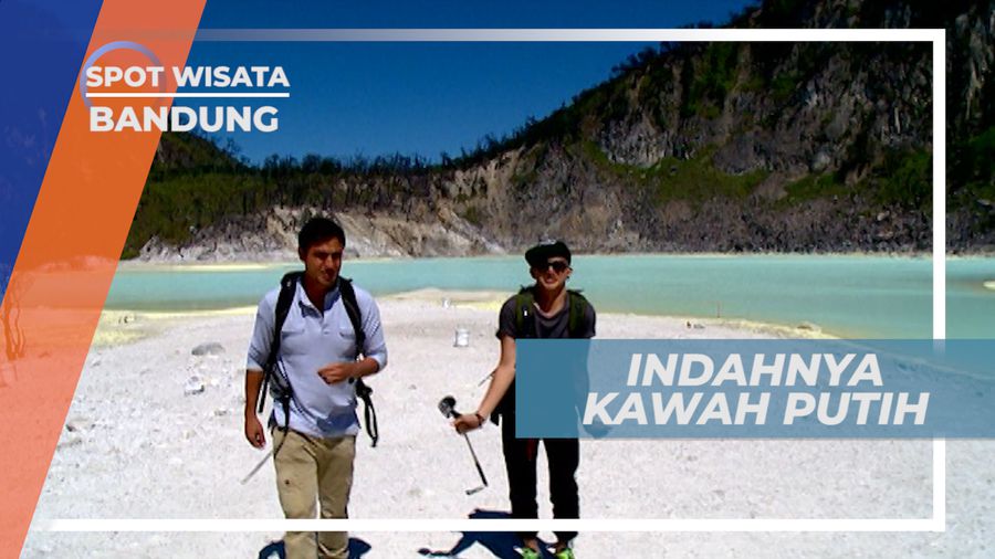 Pemandangan Bak Lukisan Alam di Kawah Putih, Bandung