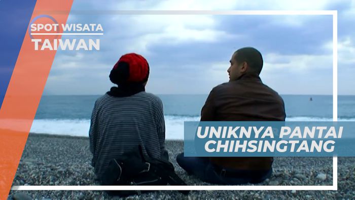 Pantai Unik dengan Bebatuan yang Bertebaran, Taiwan