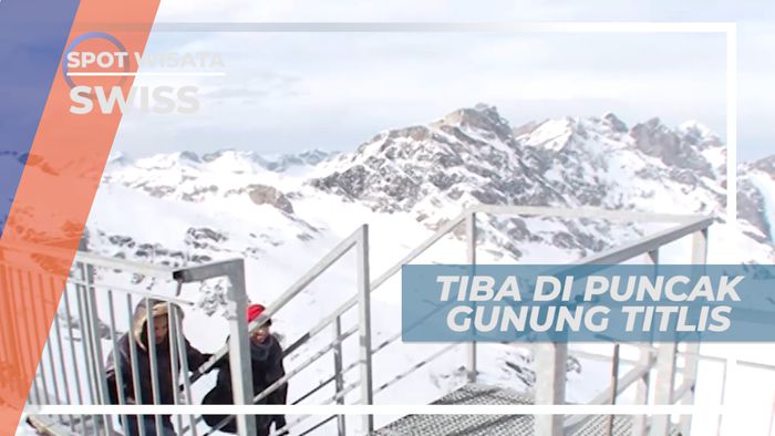 Udara Super Dingin di Puncak Gunung Titlis, Swiss
