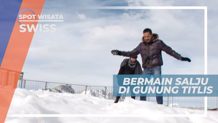 Bermain Salju di Puncak Gunung Titlis, Swiss