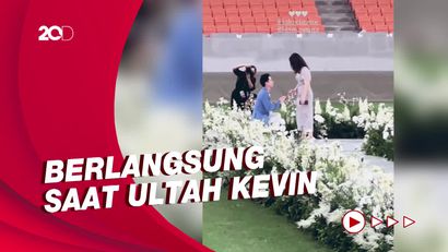 Ekspresi Bahagia Valencia Tanoesoedibjo saat Dilamar Kevin Sanjaya