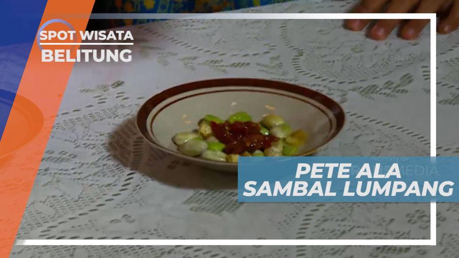 Memasak Lezatnya Menu Pete Ala Sambal Lumpang, Belitung