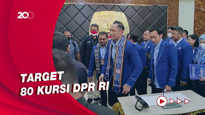 Demokrat Resmi Daftar Pemilu 2024, AHY Targetkan Raih 15% Suara