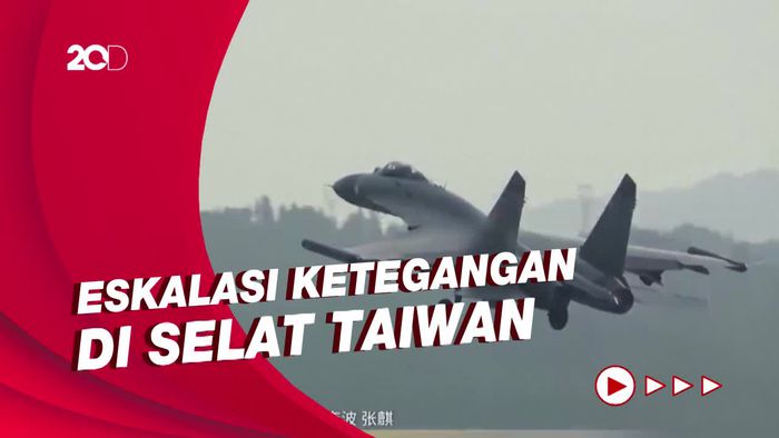 Pesawat Tempur China Melintasi Taiwan,  Taipei Kerahkan Jet Tempur