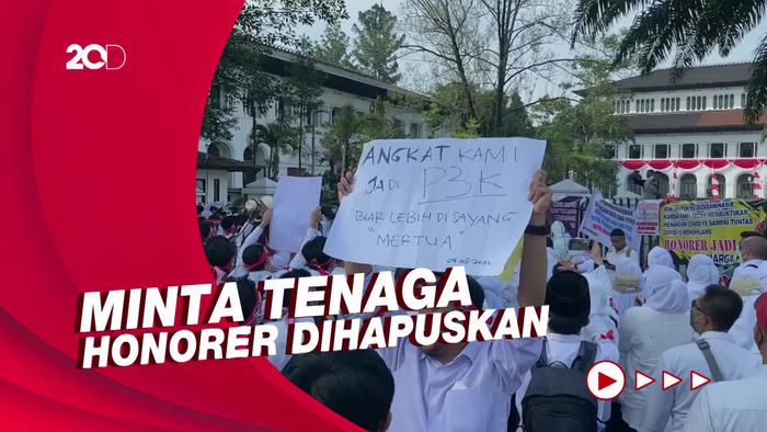 Kantor Ridwan Kamil Diserbu Nakes, Tuntut Kenaikan Jadi ASN
