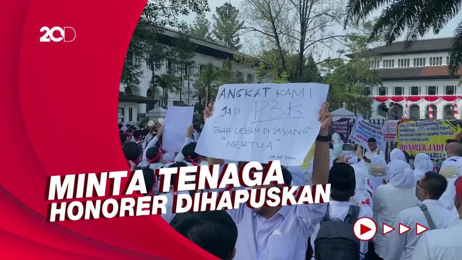 Kantor Ridwan Kamil Diserbu Nakes, Tuntut Kenaikan Jadi ASN
