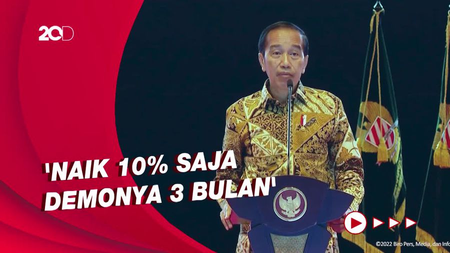 Jokowi: Bayangkan Kalau Pertalite Rp 17.100, Demonya Berapa Bulan?