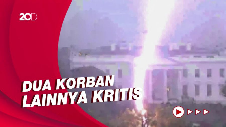 Petir Sambar Halaman Gedung Putih, Sepasang Suami Istri Tewas