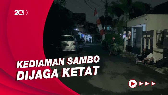 Suasana di Kediaman Ferdy Sambo Malam Ini