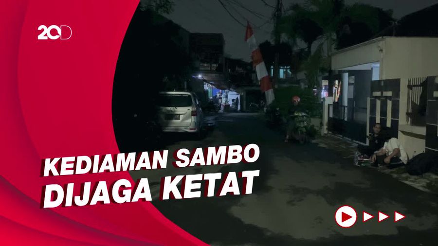 Suasana di Kediaman Ferdy Sambo Malam Ini