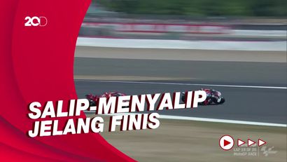 Duel Sengit Bagnaia vs Vinales di Dua Lap Terakhir