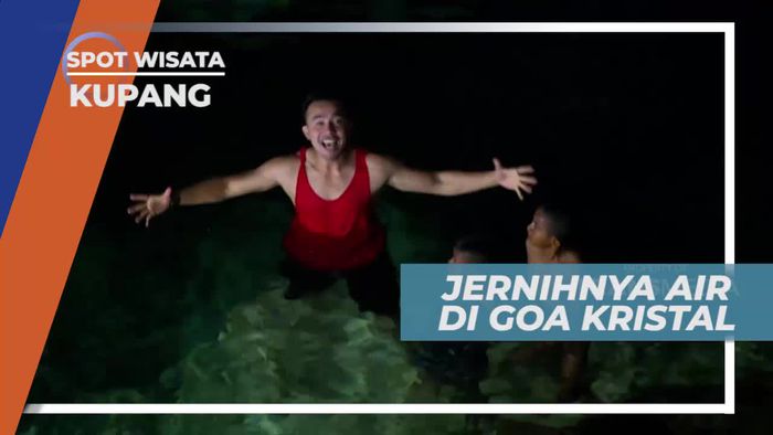 Kejernihan Air Goa Kristal yang Tembus ke Laut, Kupang