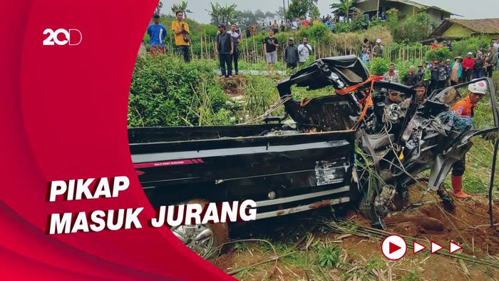 Ringseknya Pikap Maut yang Tewaskan 8 Orang di Ciamis
