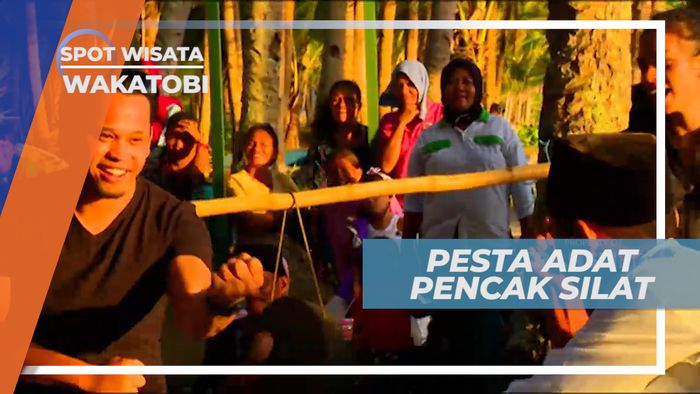 Meriahnya Pesta Adat Pencak Silat Masyakat Kaledupa, Wakatobi