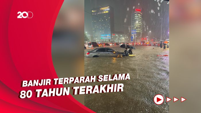 Korsel Banjir, Seoul dan Gangnam Jadi Trending di Twitter