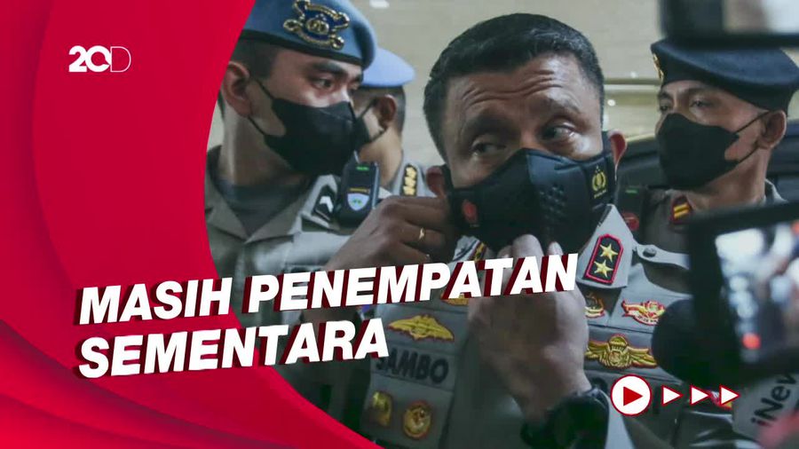 Jadi Tersangka, Irjen Ferdy Sambo Ditempatkan Sementara di Rutan Brimob