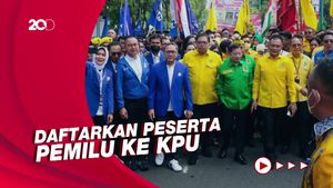 Momen Zulhas-Airlangga Diteriaki Presiden Saat ke KPU