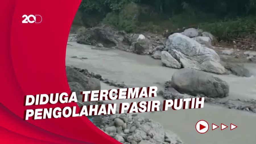 Heboh Sungai di Banjarnegara Berwarna Seperti Air Susu