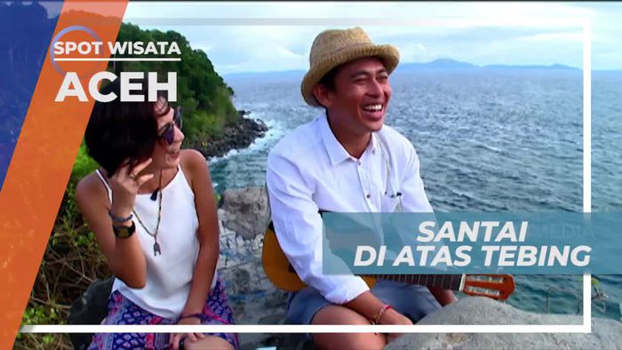 Menikmati Panorama Senja di Tebing Romantis, Aceh