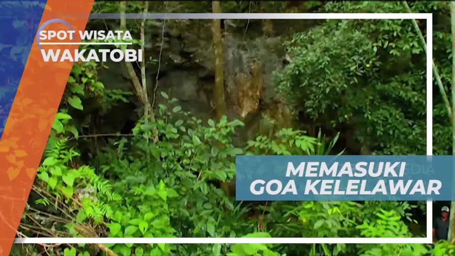 Memasuki Goa Kelelawar di Wakatobi Sulawesi Tenggara