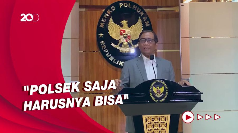 Mahfud soal Kasus Brigadir J: Kata Firli, Kalau Nggak Terungkap Kebangetan