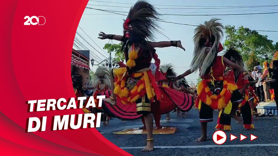  Ada 2022 Penari Bujang Ganong dan Sufi di Pesta Grebeg Suro