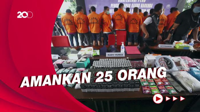 Bareskrim Bongkar Peredaran Narkoba, Sita 16.394 Butir Ekstasi