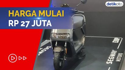 Mejeng di GIIAS 2022, Segway Luncurkan 4 Motor Listrik