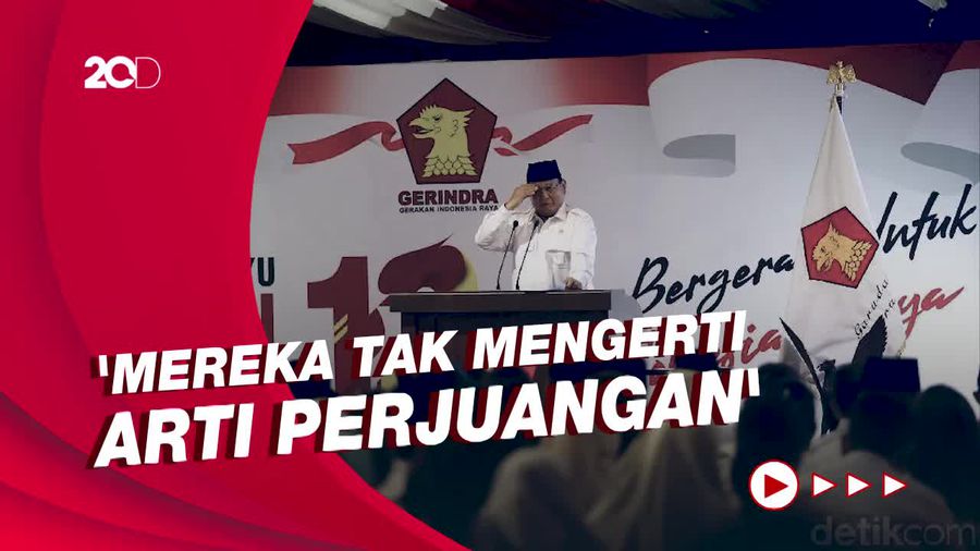 Prabowo Ungkap Ada yang Nyindir Sekian Kali Kalah Kok Mau Maju Lagi
